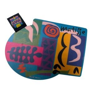 Vintage 1993 mad mats Colorful artist Matisse Mouse Pad